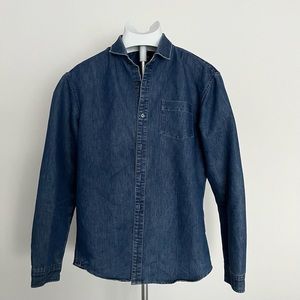 Denim shirt men large frank & oak